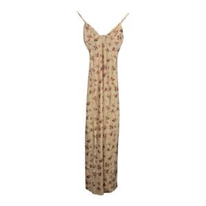 WeWoreWhat Womens Ivory Floral Maxi Dress Size 0 V-Neck Spaghetti Strap Summer